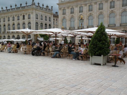  terrasse de café, place Stanislas